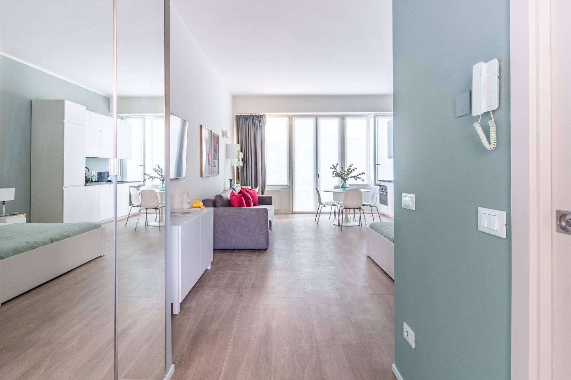Ampi Monolocali In Via Pirandello - Washington Apartman Milánó Kültér fotó